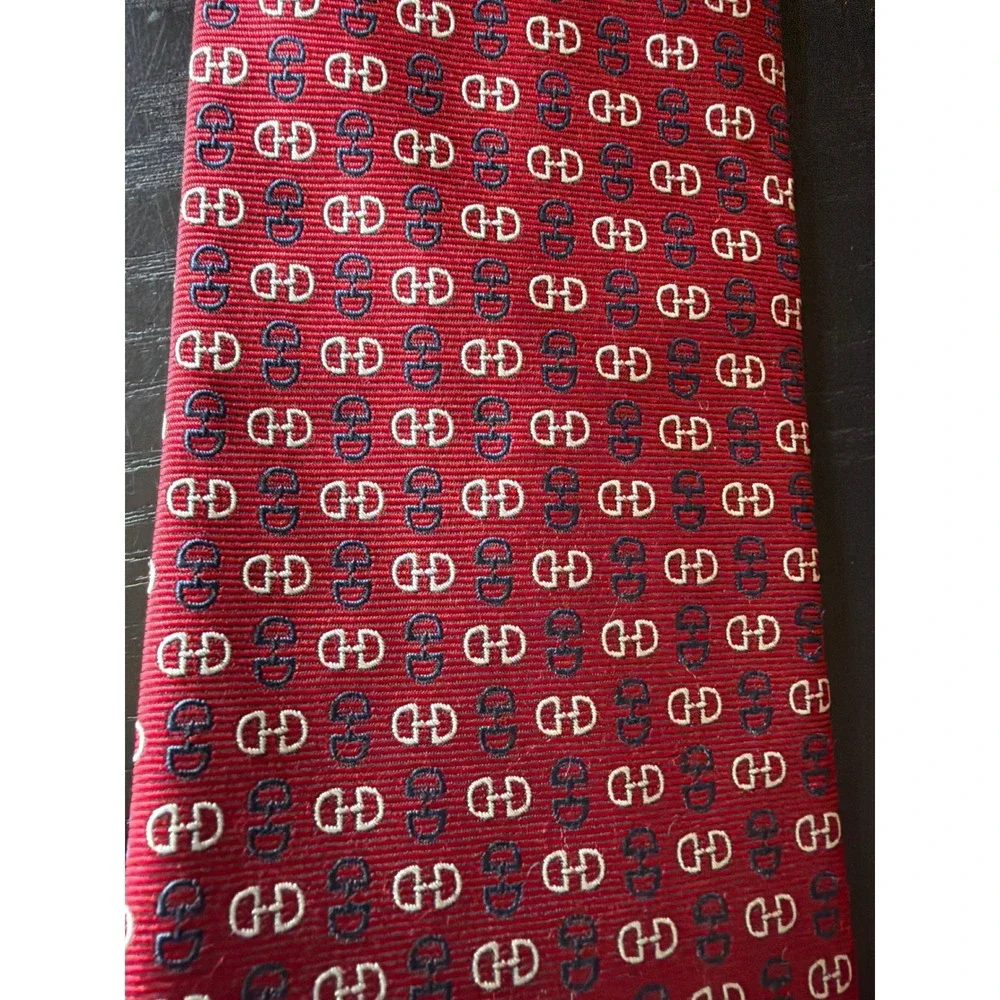 Brooks Brothers Tie Lot 3 Red Blue Silk 346 Geometric Equestrian Micro Dot Men